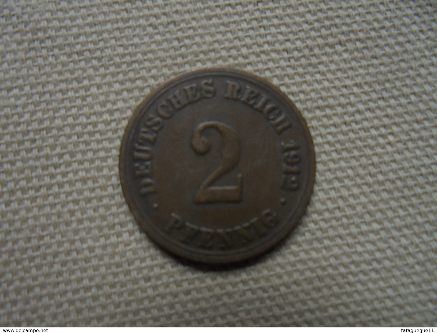 Ancien - Pièce De 2 Pfennig Deutsches Reich 1912 - 2 Pfennig