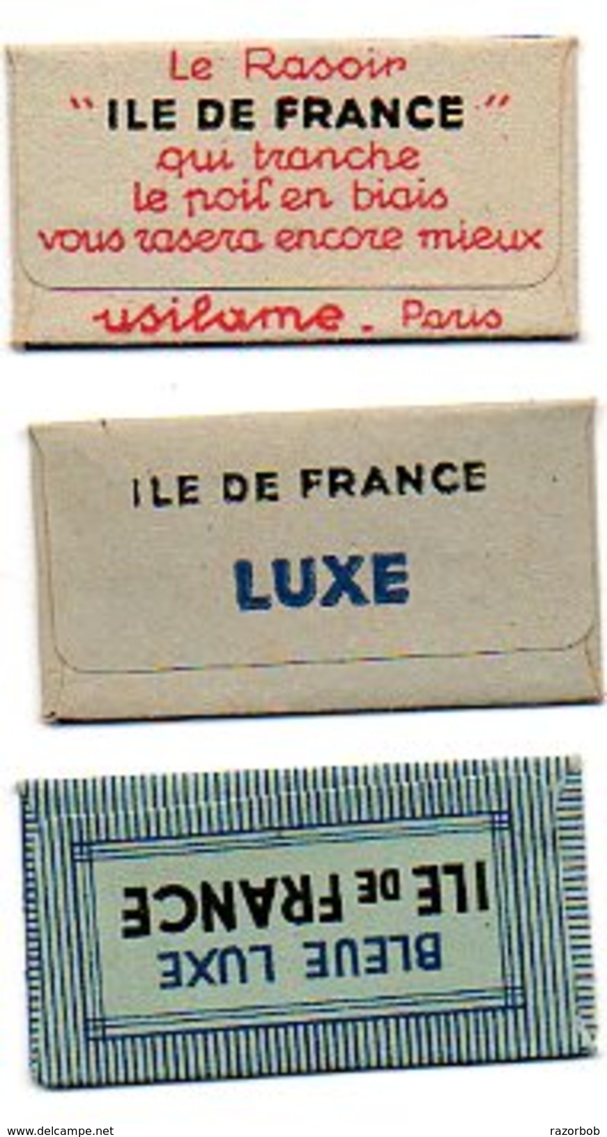 L154  Lames Ile De France 3 Differentes - Rasierklingen