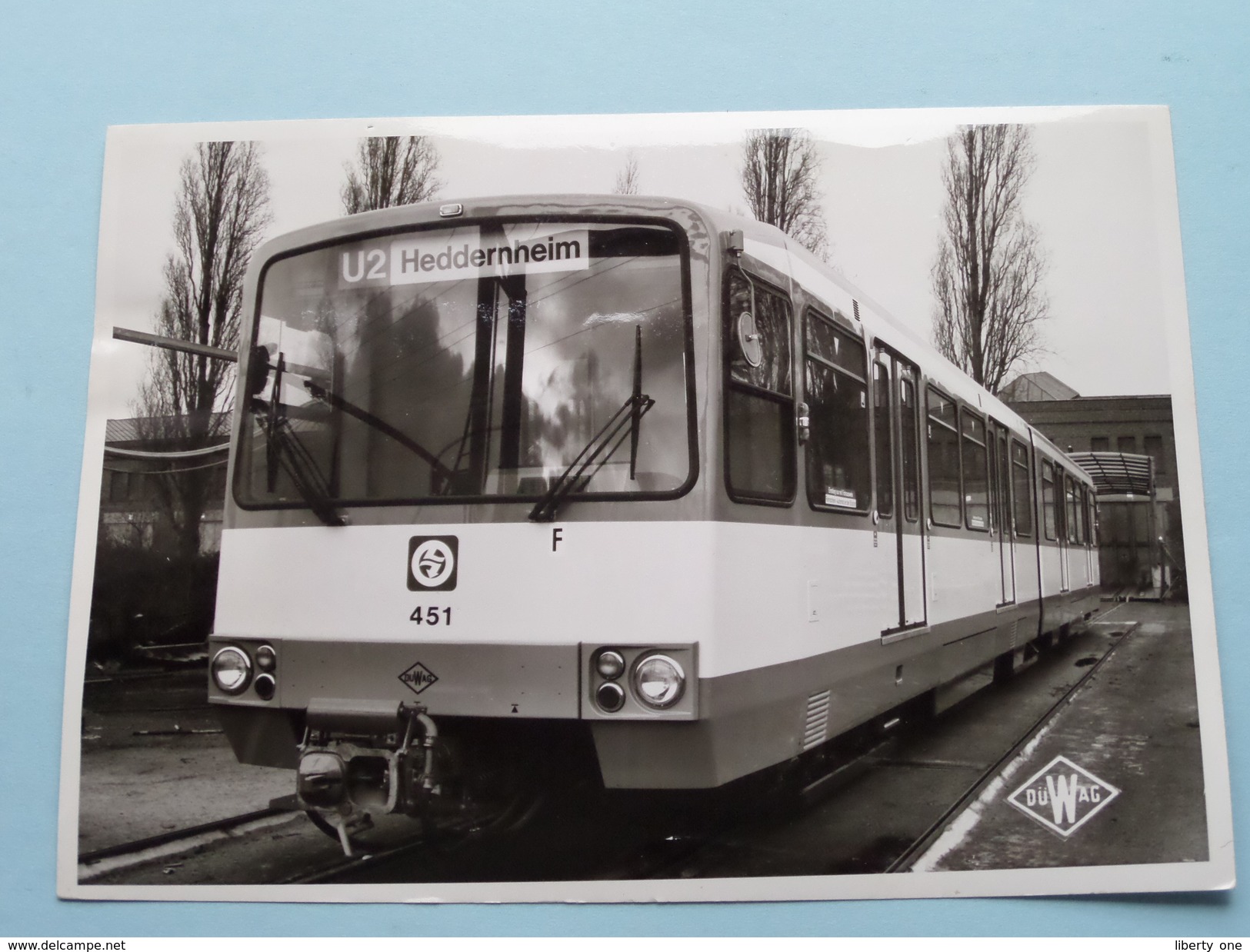 TRAM / METRO U2 HEDDERNHEIM Wagen/Stel 451 Duwag ( Photo 8/756 ) Frankfurt ( Voir/zie Foto´s Voor Details ) - Autres & Non Classés