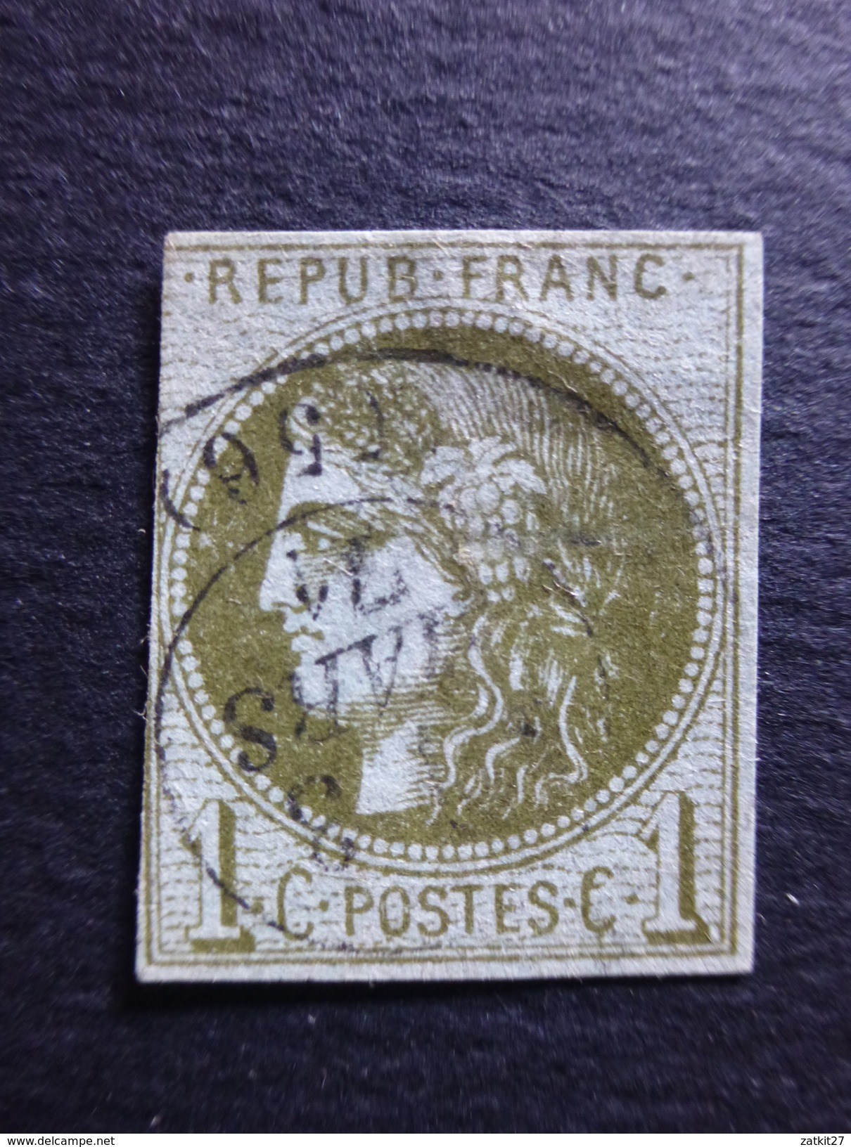 Année 1870  N° 39 - 1870 Emission De Bordeaux