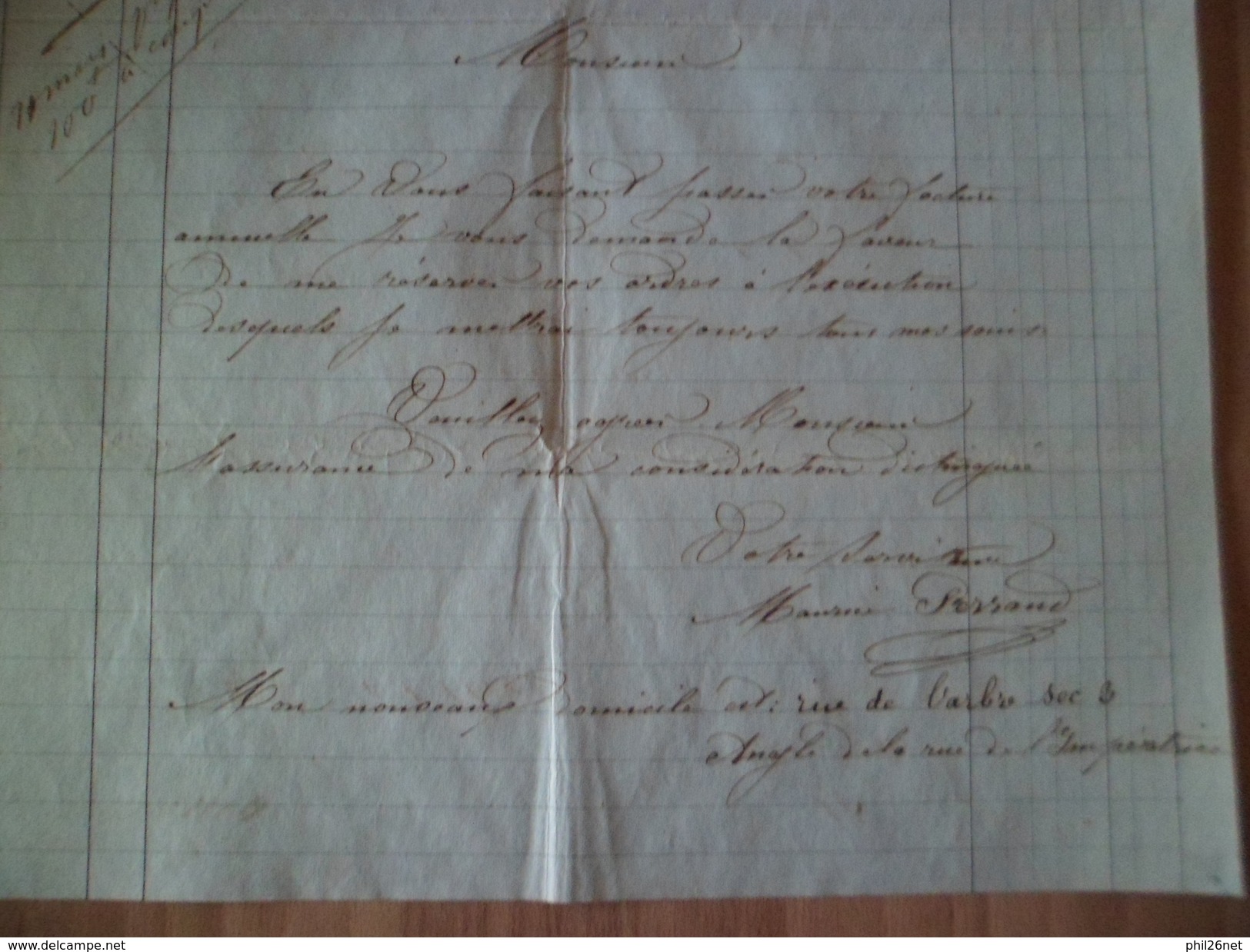 Facture De Costume Et Habits Divers à Payer Comptant Et Sans Escompte Pour 338 Francs=  680 Euros 16 Février 1864 + B/TB - Textile & Clothing