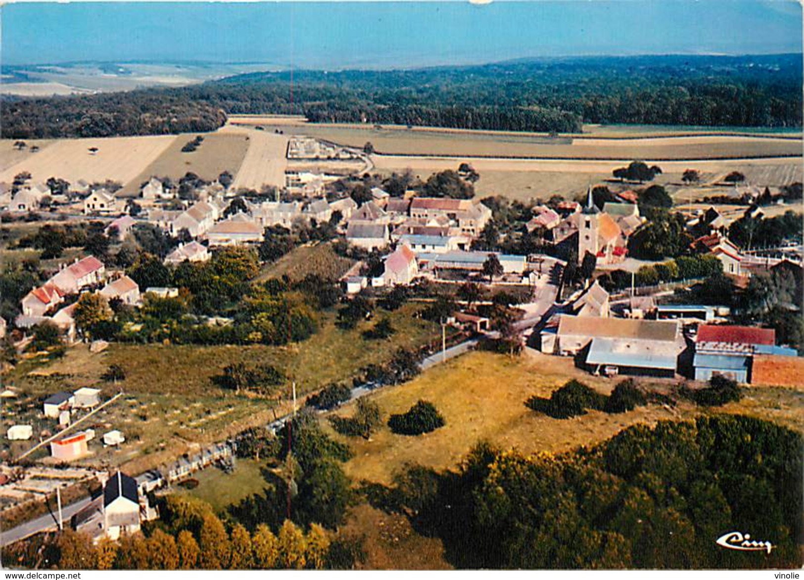 PIE-F-V-17-1303 :  VILLEBOUGIS. VUE AERIENNE - Villebougis