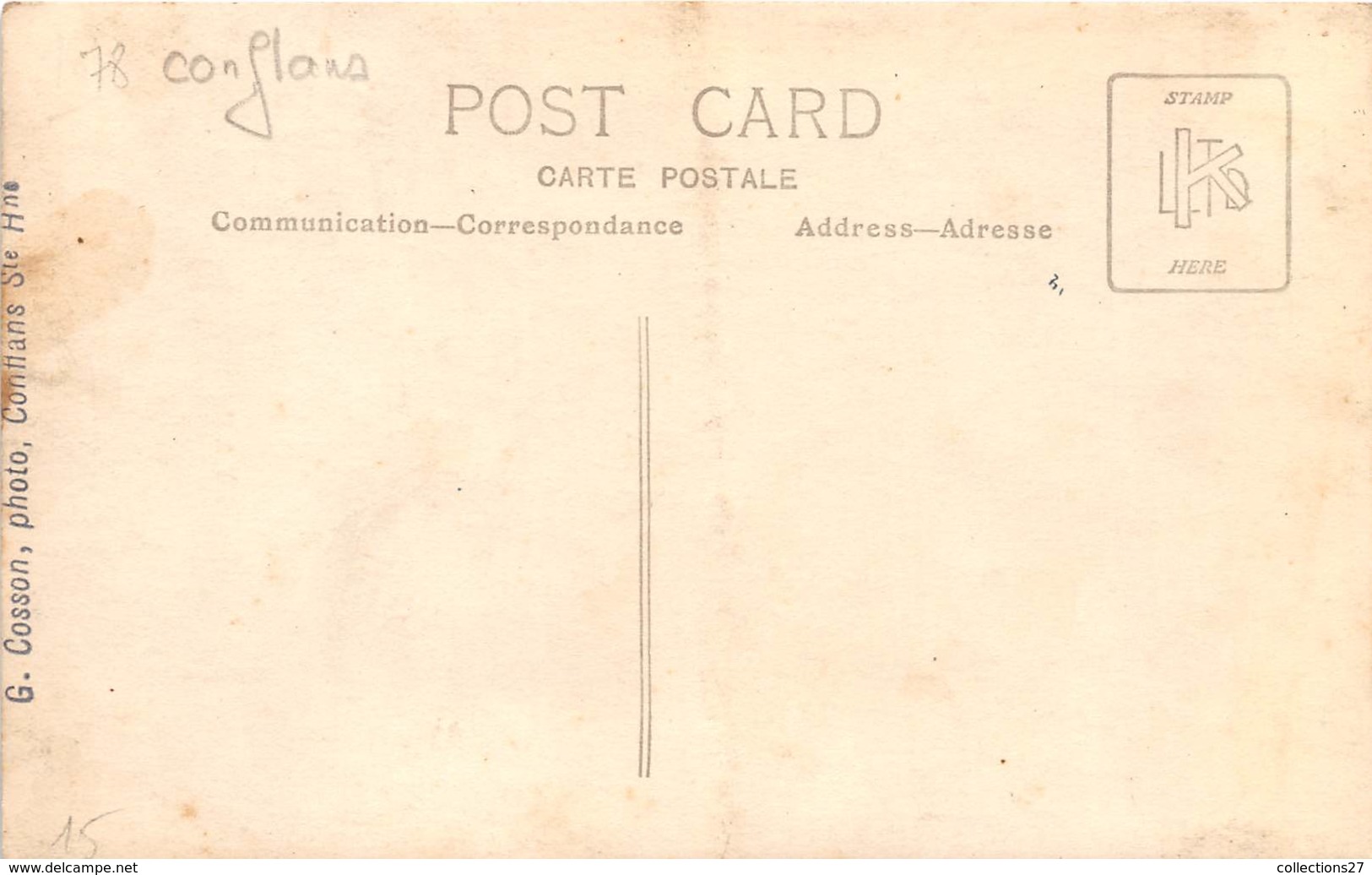 78-CONFLANS - CARTE PHOTO A VERIFIER - THEATRE " LE GONDILIER DE LA MORT " C.C.S.M. 1926 - Conflans Saint Honorine