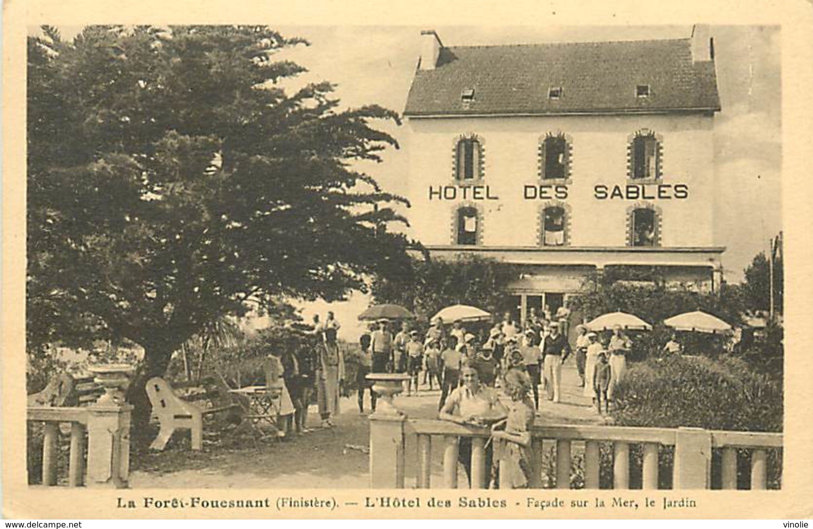 PIE-F-V-17-1339 : LA FORET-FOUESNANT HOTEL DES SABLES - La Forêt-Fouesnant