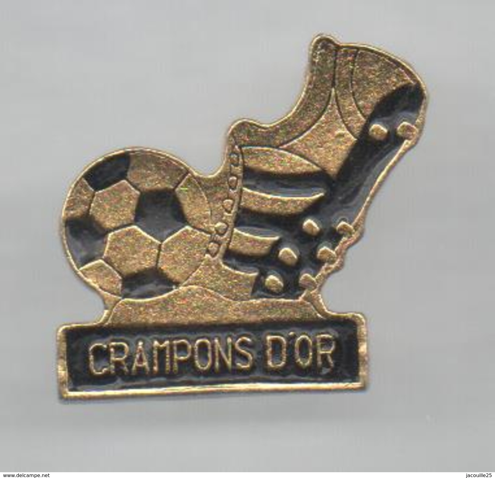 PINS PIN´S FOOT FOOTBALL CRAMPONS NOIRS CHAUSSURE - Football