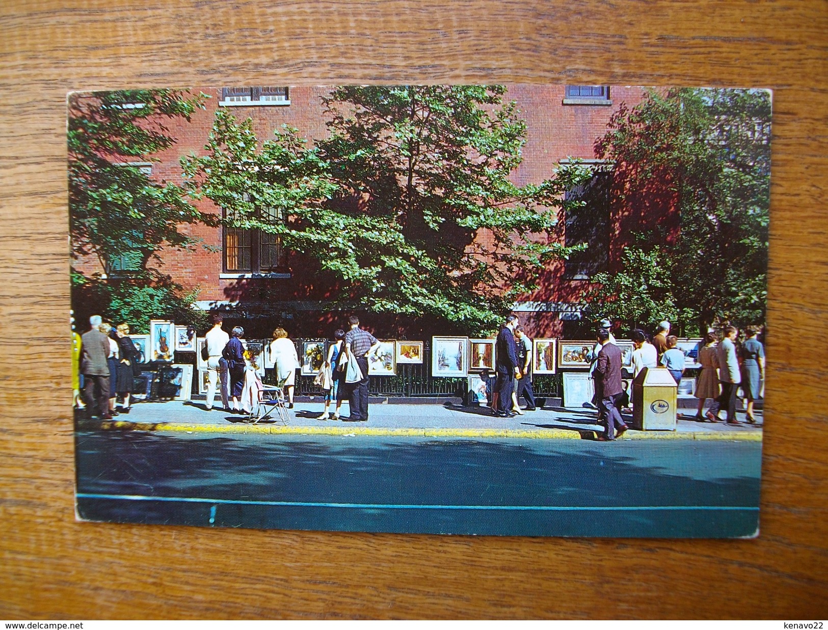 Carte Assez Rare , états-unis , New York , Greenwich Village , Outdoor Art Exhibit - Greenwich Village