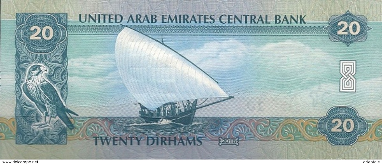 U.A.E. P. 28c 20 D 2015 UNC - Emirats Arabes Unis