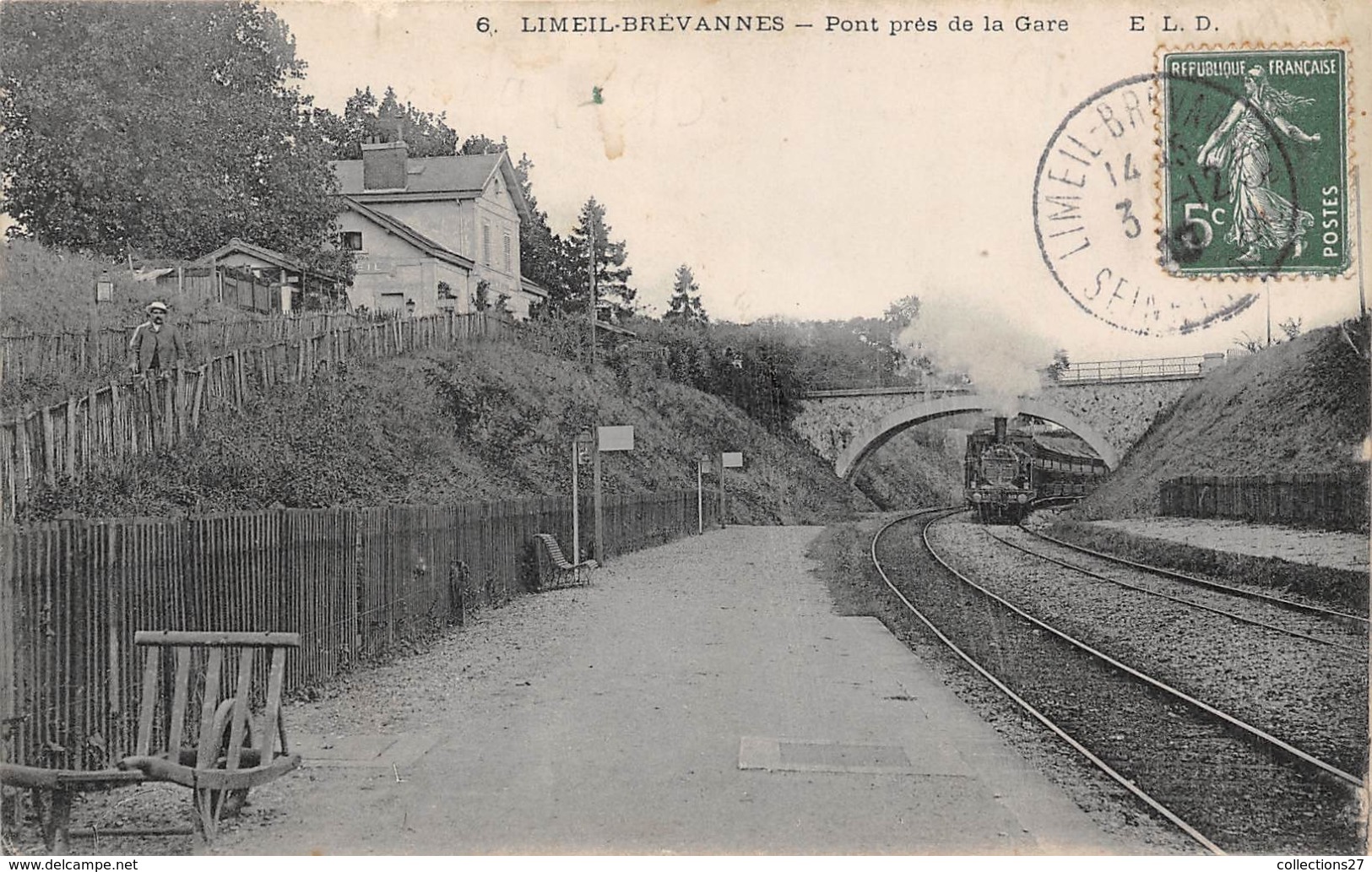 94-LIMEIL-BREVANNES- PONT PRES DE LA GARE - Limeil Brevannes