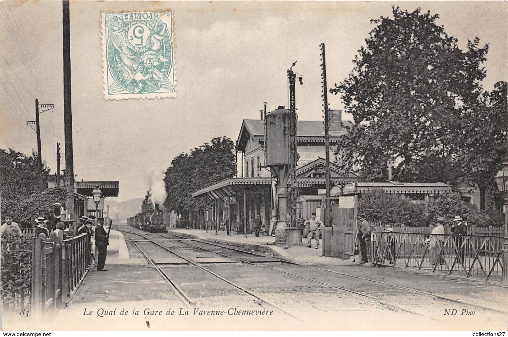 94-LA VARENNE-CHENNEVIERE- LE QUAI DE LA GARE - Chennevieres Sur Marne