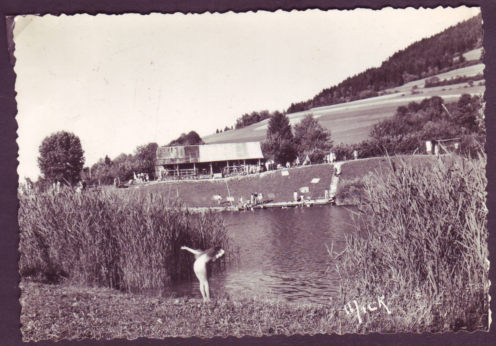 Saint-paul-en-chablais - Plage De La Beunaz - La"case à Caza" Vue Du Jardin D'enfants (2 Scans ) - Autres & Non Classés