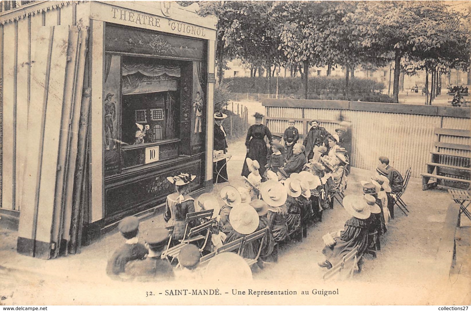 94-SAINT- MANDE-UNE REPRESENTATION AU GUIGNOL ( THEATRE GUIGNOL ) - Saint Mande