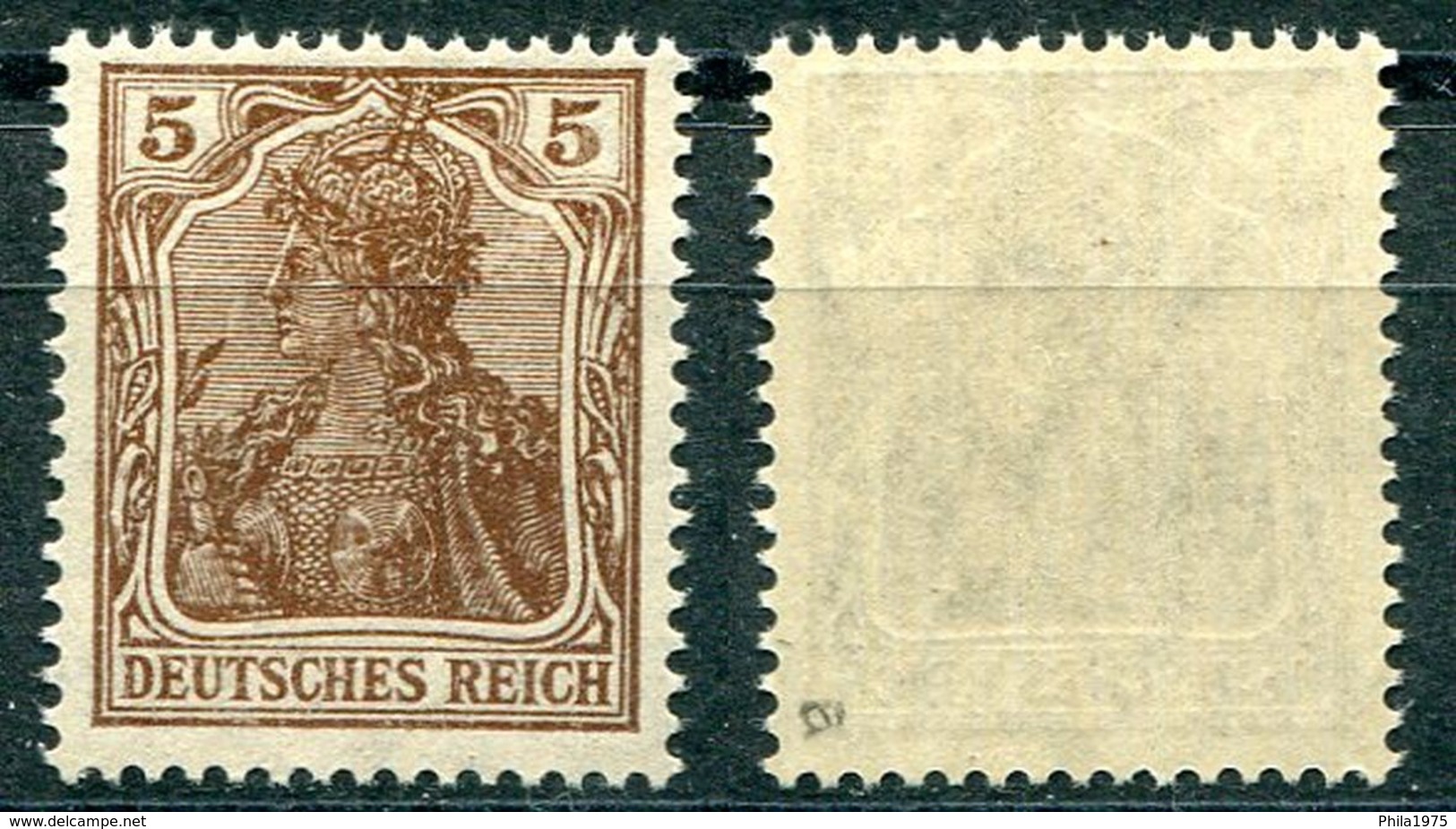 Deutsches Reich Michel-Nr. 140a Postfrisch - Geprüft - Ungebraucht