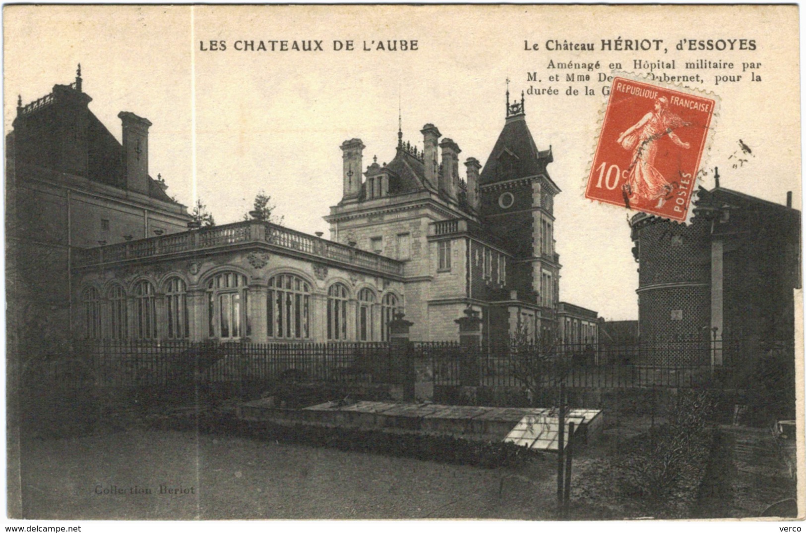 Carte Postale Ancienne De ESSOYES-Le Château HERIOT - Essoyes