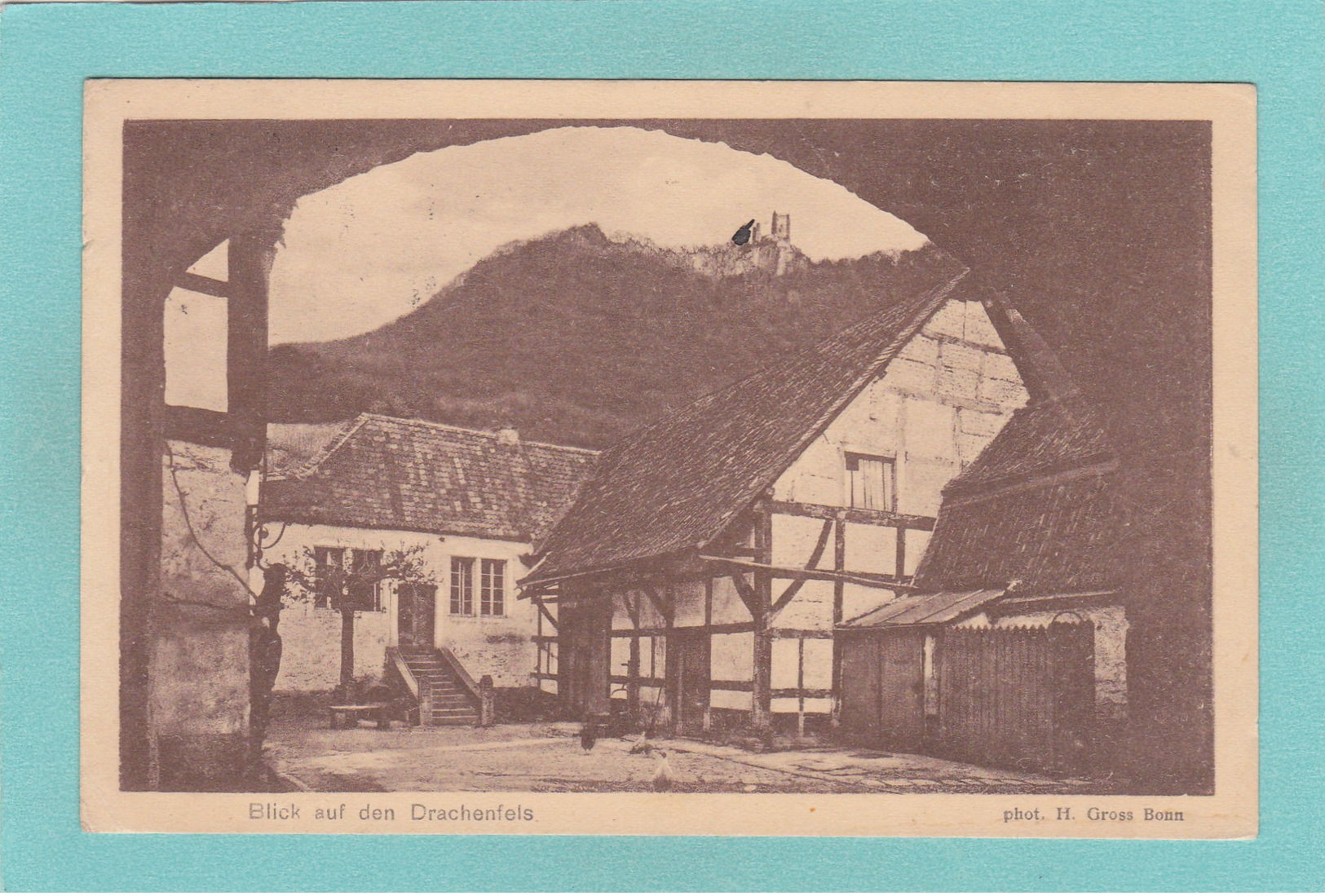 Old/Antique? Postcard Of Blick Auf Den Drachenfels, Germany,Posted,R25. - Weinheim