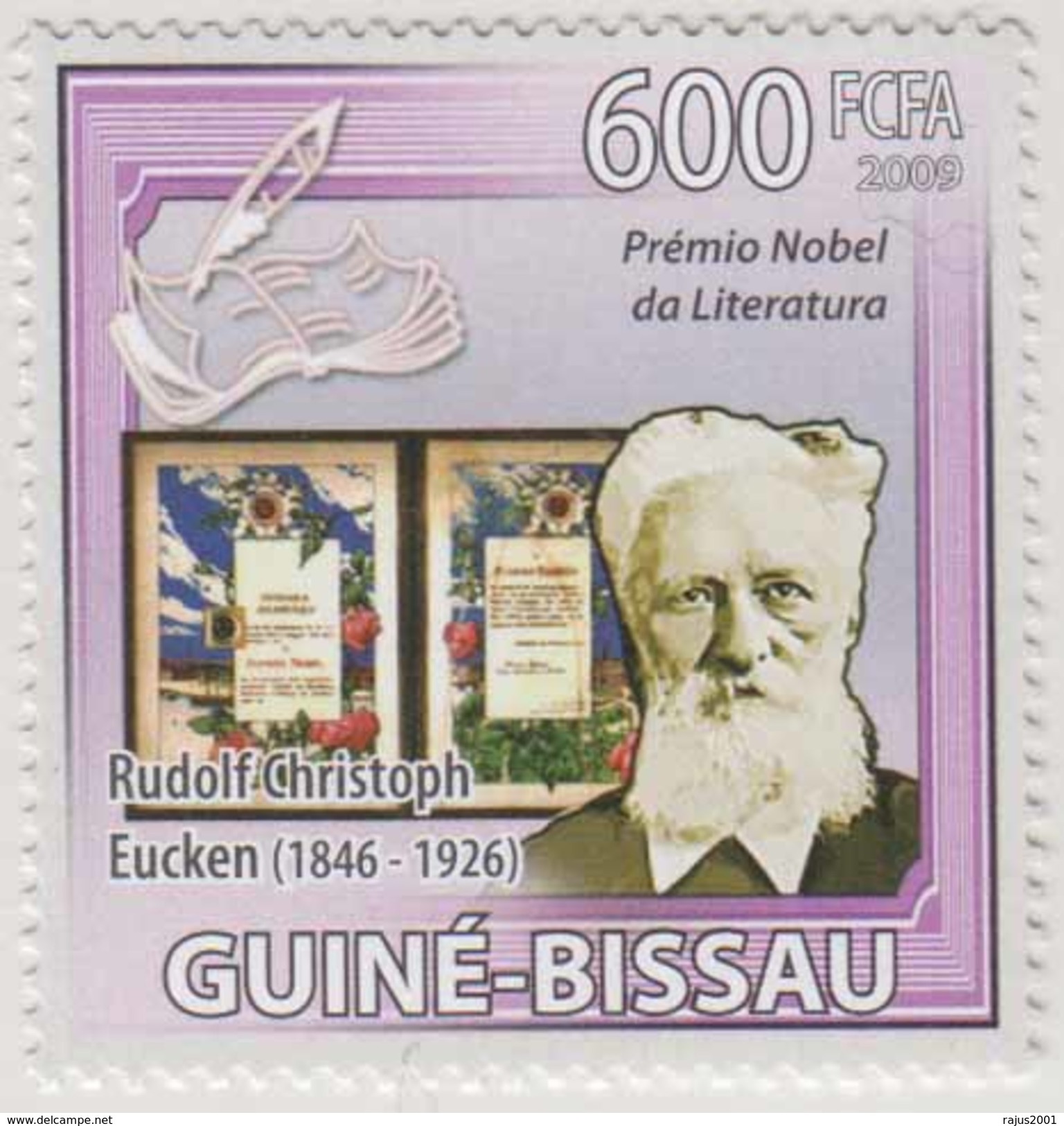 Rudolf Christoph Eucken, German Philosopher, Nobel Prize In Literature, MNH - Premio Nobel