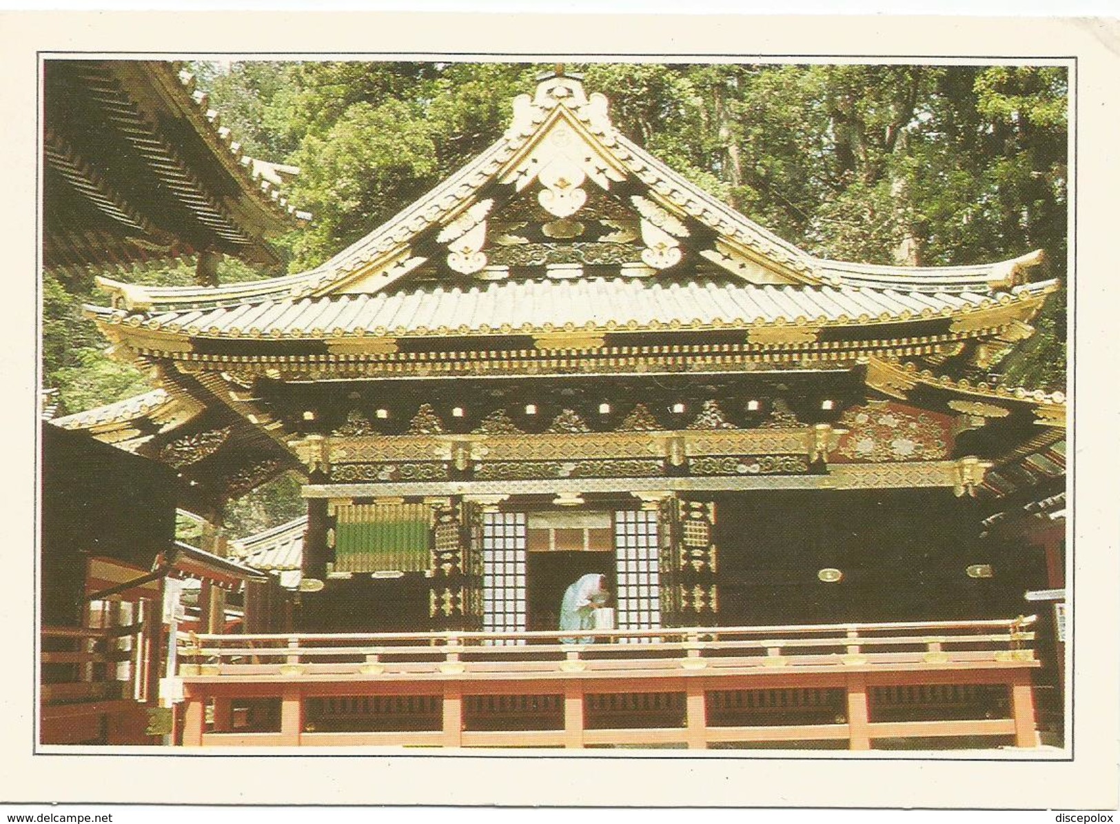 V500 Giappone Japan - Tosho Gu - Nikko - Santuario Principale - Cartolina Con Legenda Descrittiva - Azië