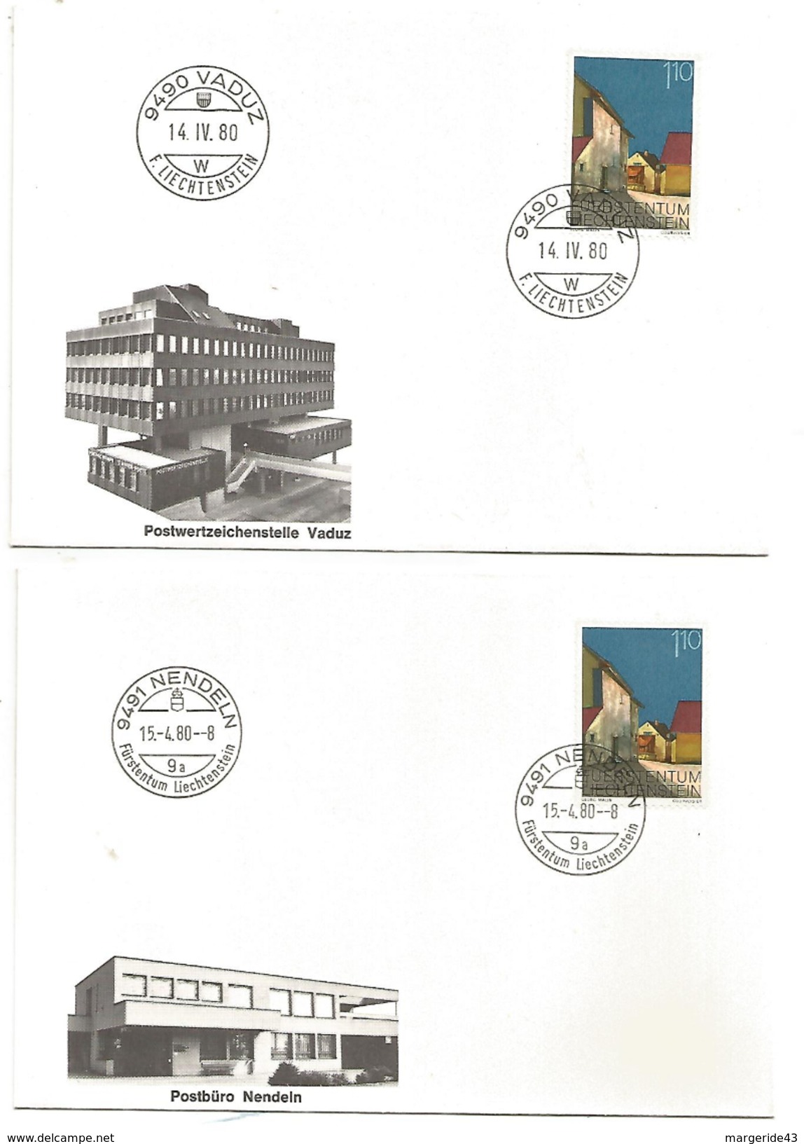 LES BUREAUX DE POSTE DE LA PRINCIPAUTE DU LIECHTENSTEIN TOUTES SCANEES. - Lots & Kiloware (mixtures) - Max. 999 Stamps