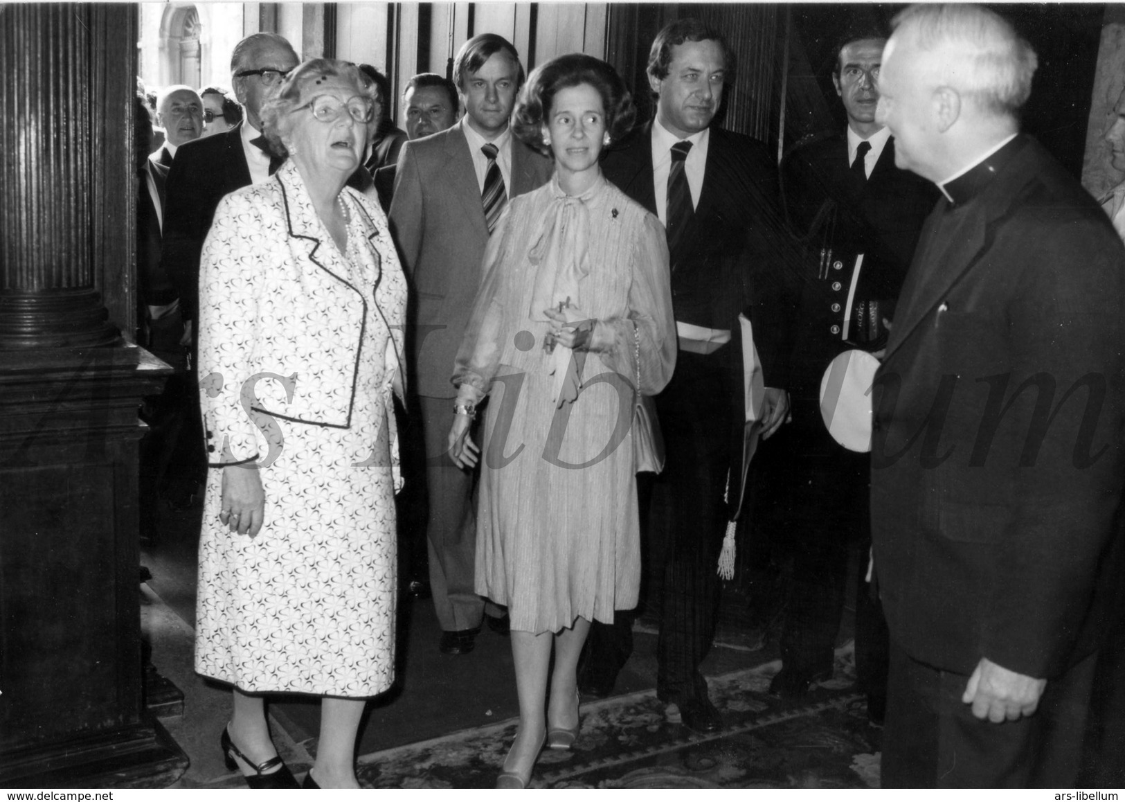 REAL Photo / ROYALTY / Belgium / Belgique / Fabiola De Mora Y Aragon / Koningin Juliana / Diest / 1980 - Beroemde Personen