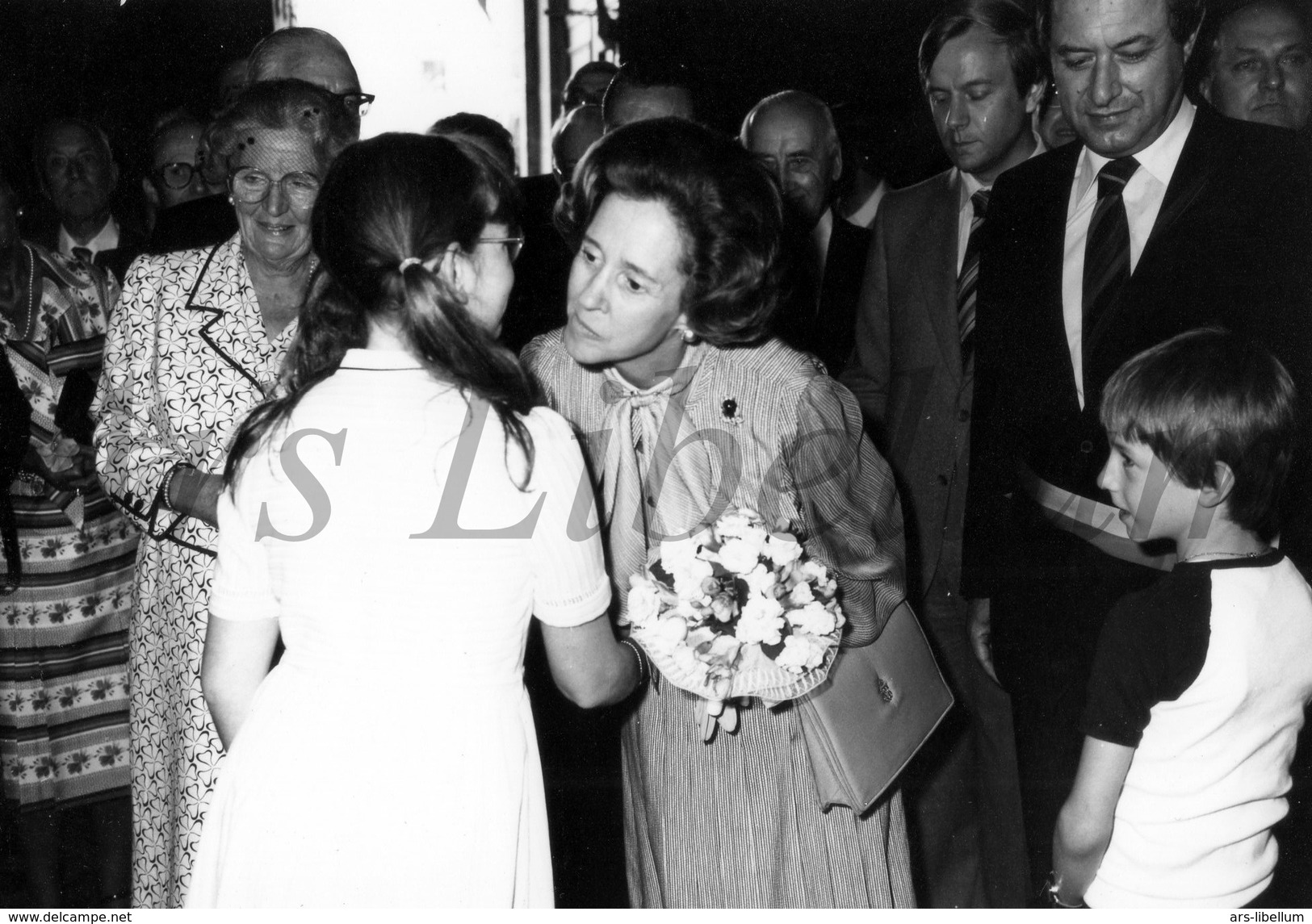 REAL Photo / ROYALTY / Belgium / Belgique / Fabiola De Mora Y Aragon / Koningin Juliana / Diest / 1980 - Beroemde Personen