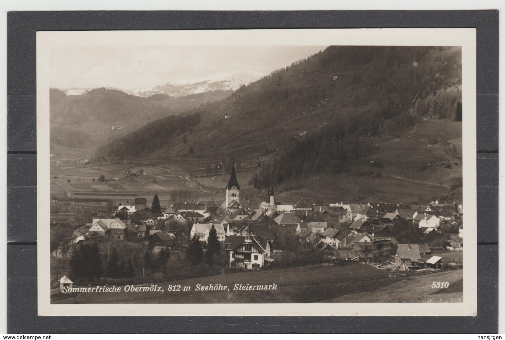 STM534 ANSICHTSKARTE JAHR 1940 SOMMERFRISCHE OBERWÖLZ 912 M GEBAUCHT - Oberwölz