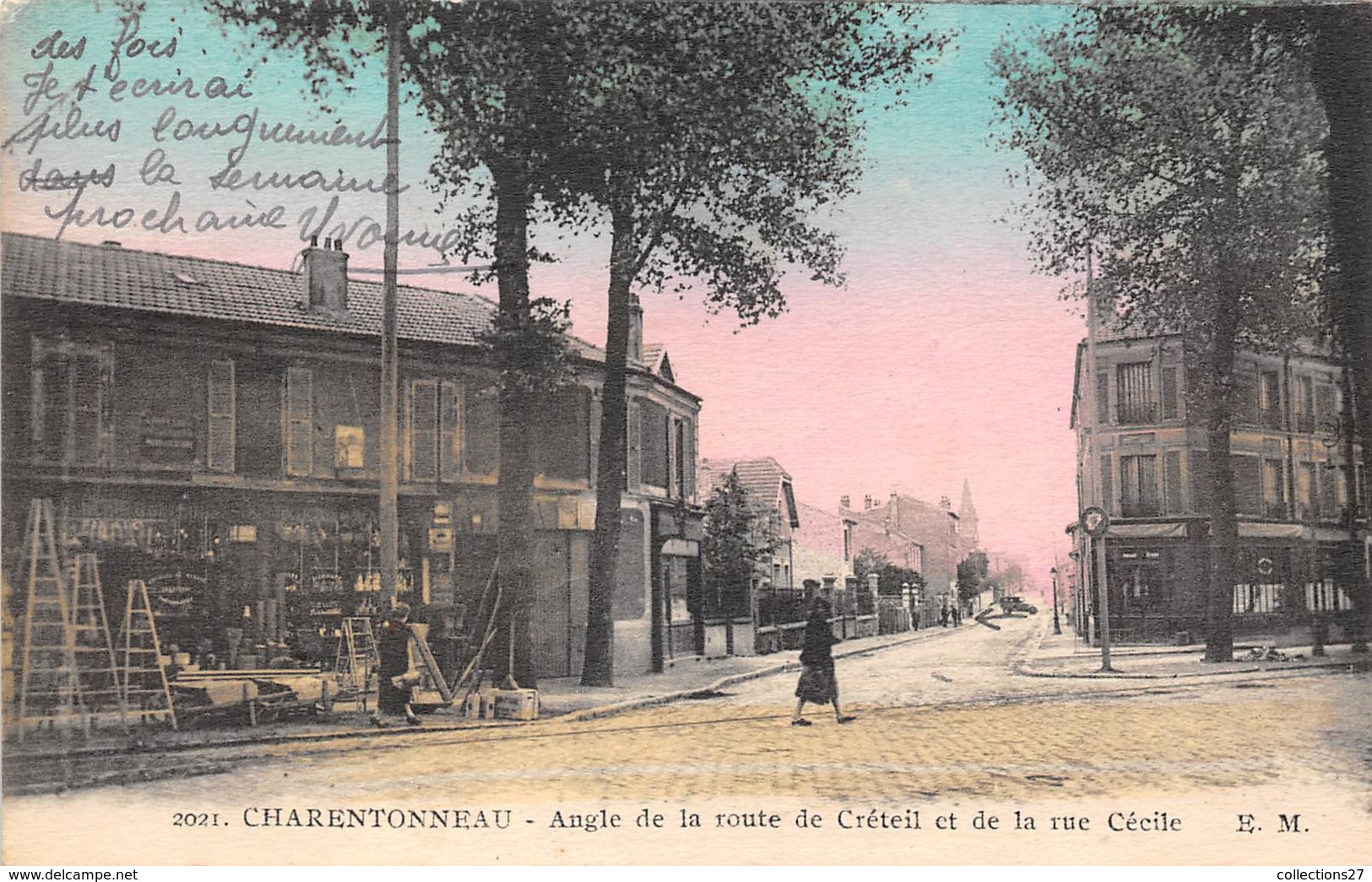 94-CHARENTONNEAU- ANGLE DE LA ROUTE DE CRETEIL ET DE LA RUE CECILE - Charenton Le Pont