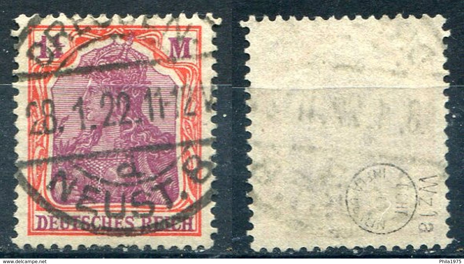 Deutsches Reich Michel-Nr. 151a Vollstempel - Geprüft - Gebraucht