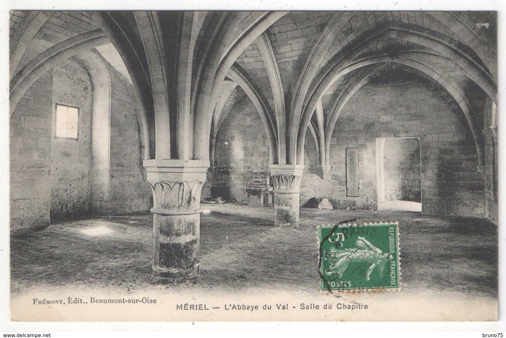 95 - MERIEL - L'Abbaye Du Val - Salle Du Chapitre - Meriel