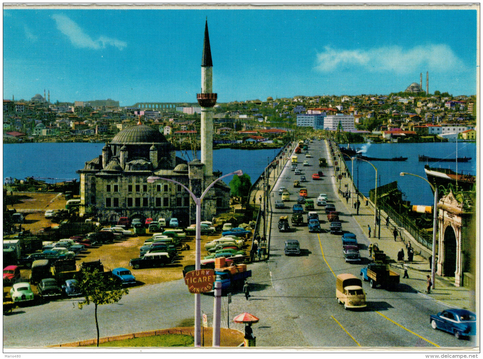 ISTAMBUL  VE  SAHESERLERI    THE  MOSQUE OF  SUKULLO  AND ATATURK  BRIDGE      (NUOVA) - Turchia