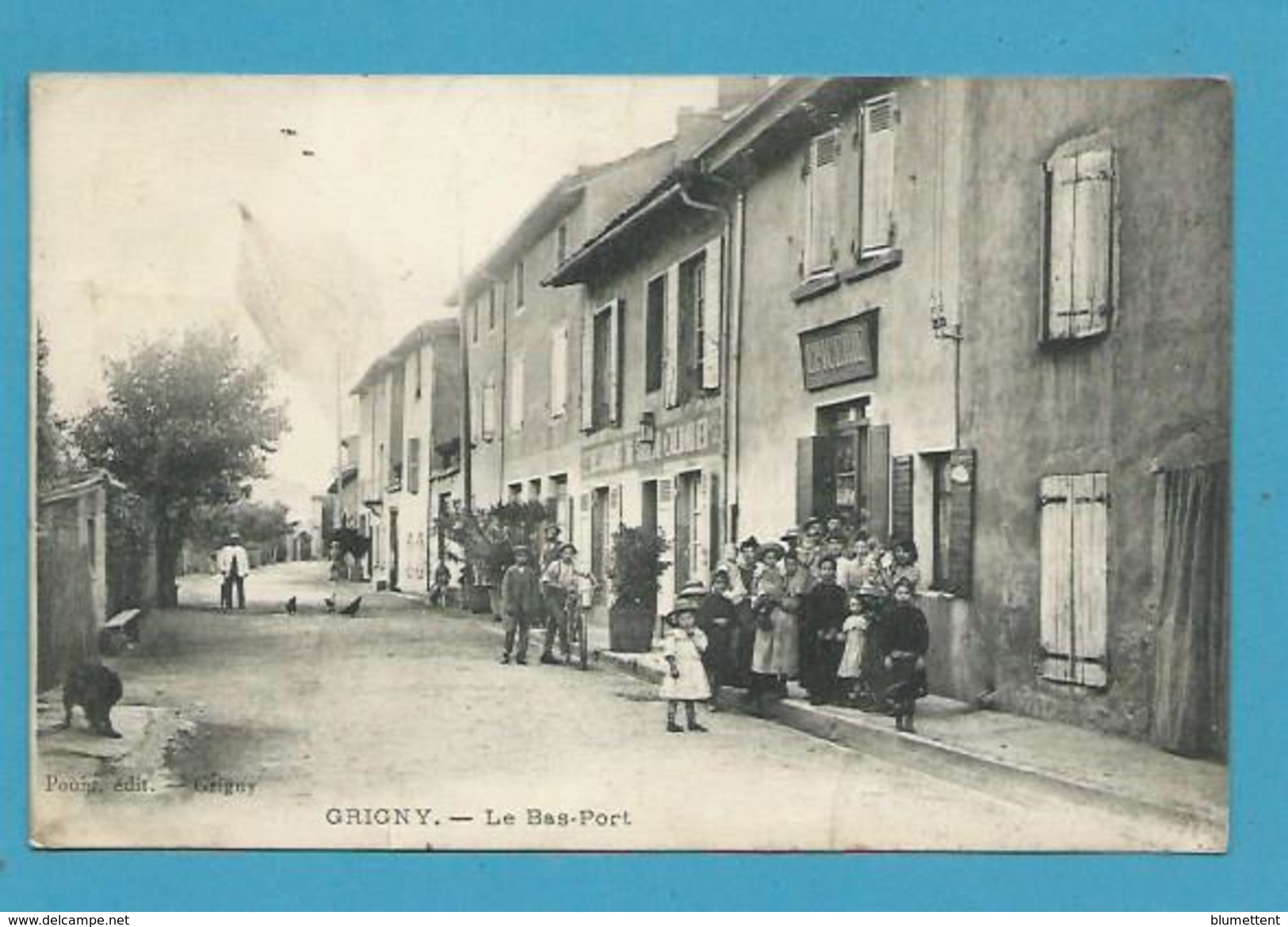 CPA Le Bas Port GRIGNY 69 - Grigny