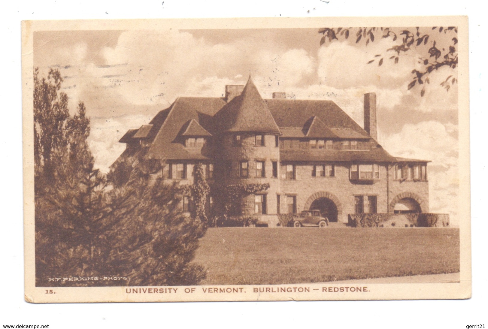 USA - VERMONT - BURLINGTON, University, Redstone, 1926 - Burlington