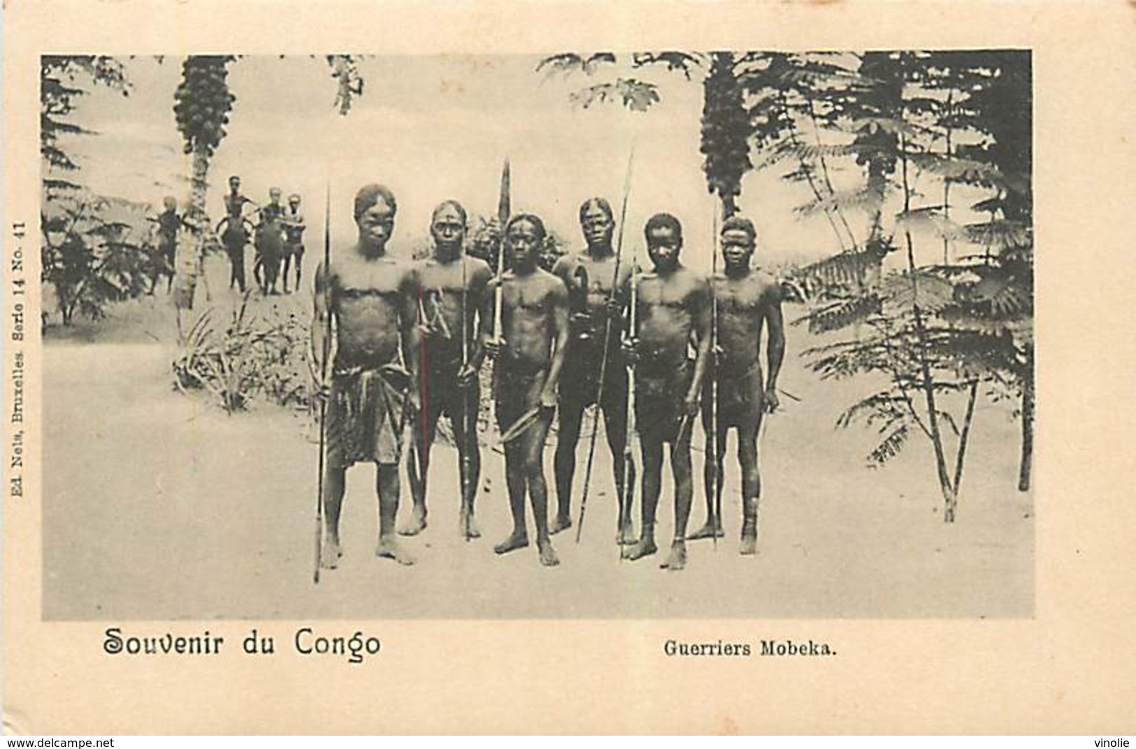 PIE FRP-17-011 : CONGO. GUERRIERS MOBEKA - Congo Belge