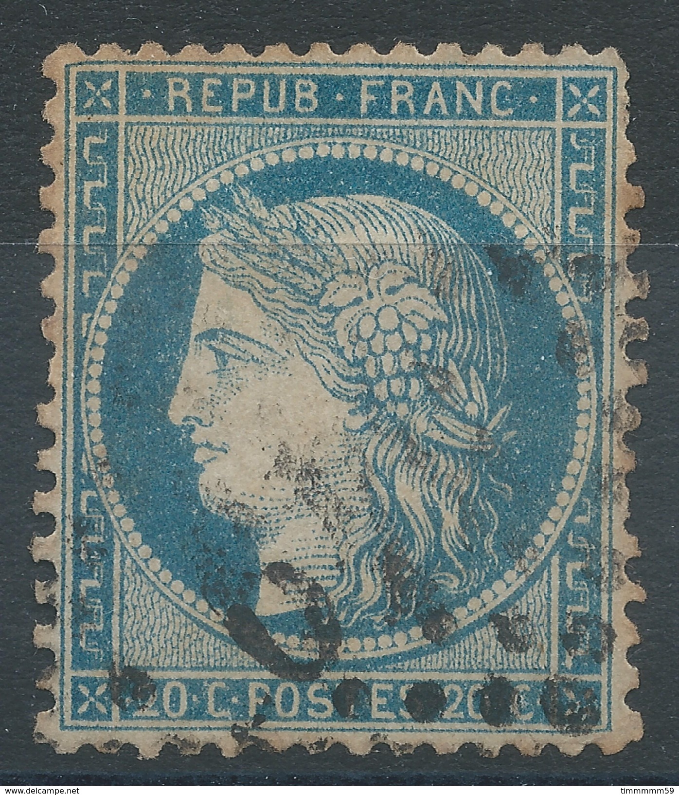 Lot N°35884   N°37, Oblit GC 549 BOULOGNE-S-MER (61) - 1870 Siege Of Paris