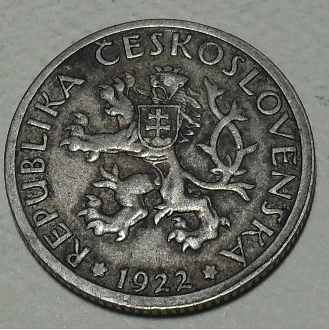 1922 - Tchécoslovaquie - Czechoslovakia - 1 KORUNA - KM 4 - Cecoslovacchia