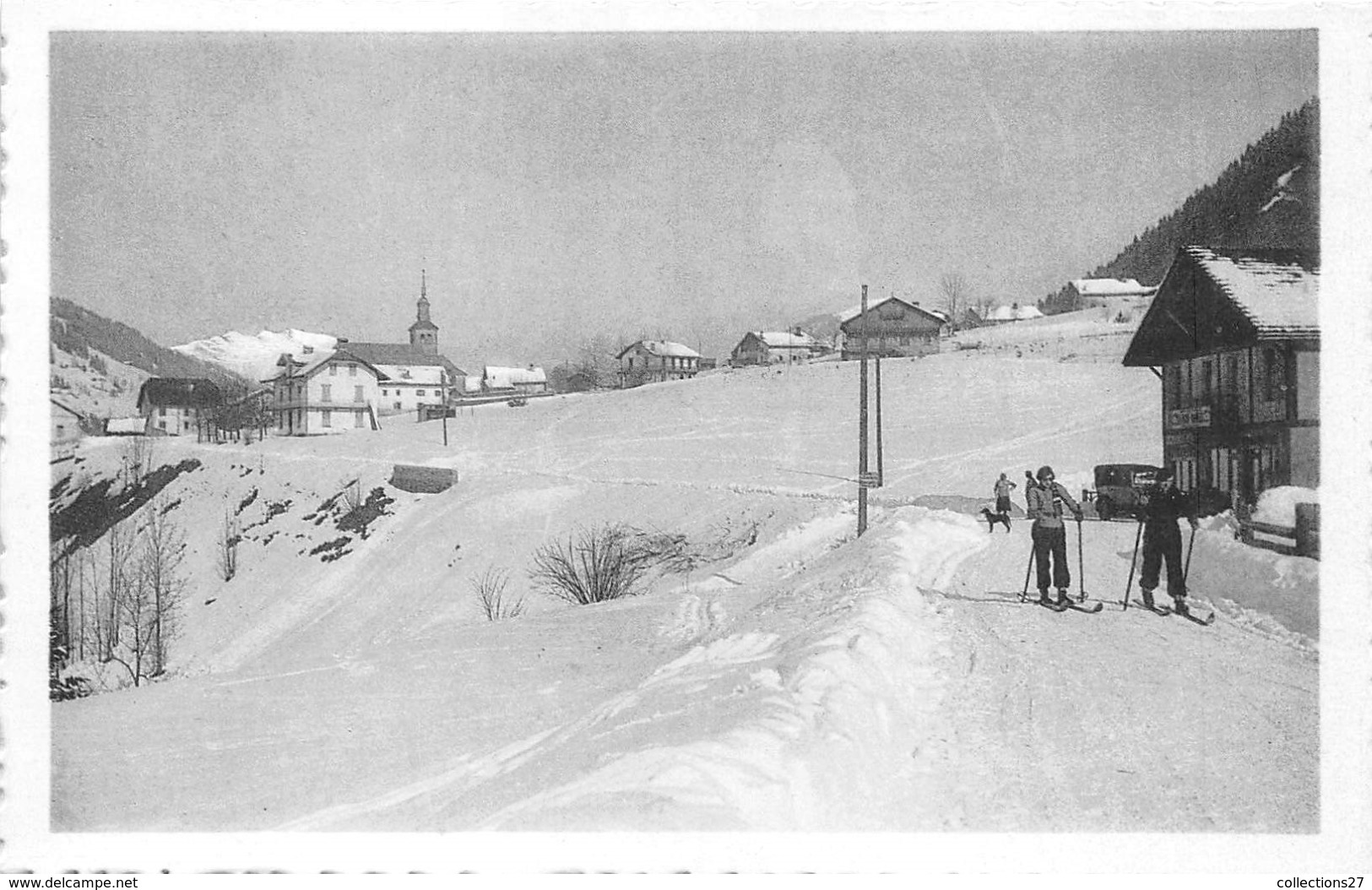 74-COMTAMINES-CHAMPS DE SKI PRES LA PATINOIRE - Contamine-sur-Arve