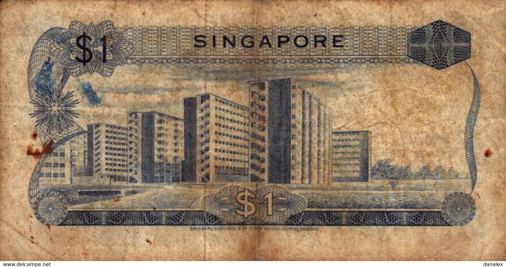 SINGAPOUR 1 DOLLAR De 1967-72nd  Pick 1d - Singapour