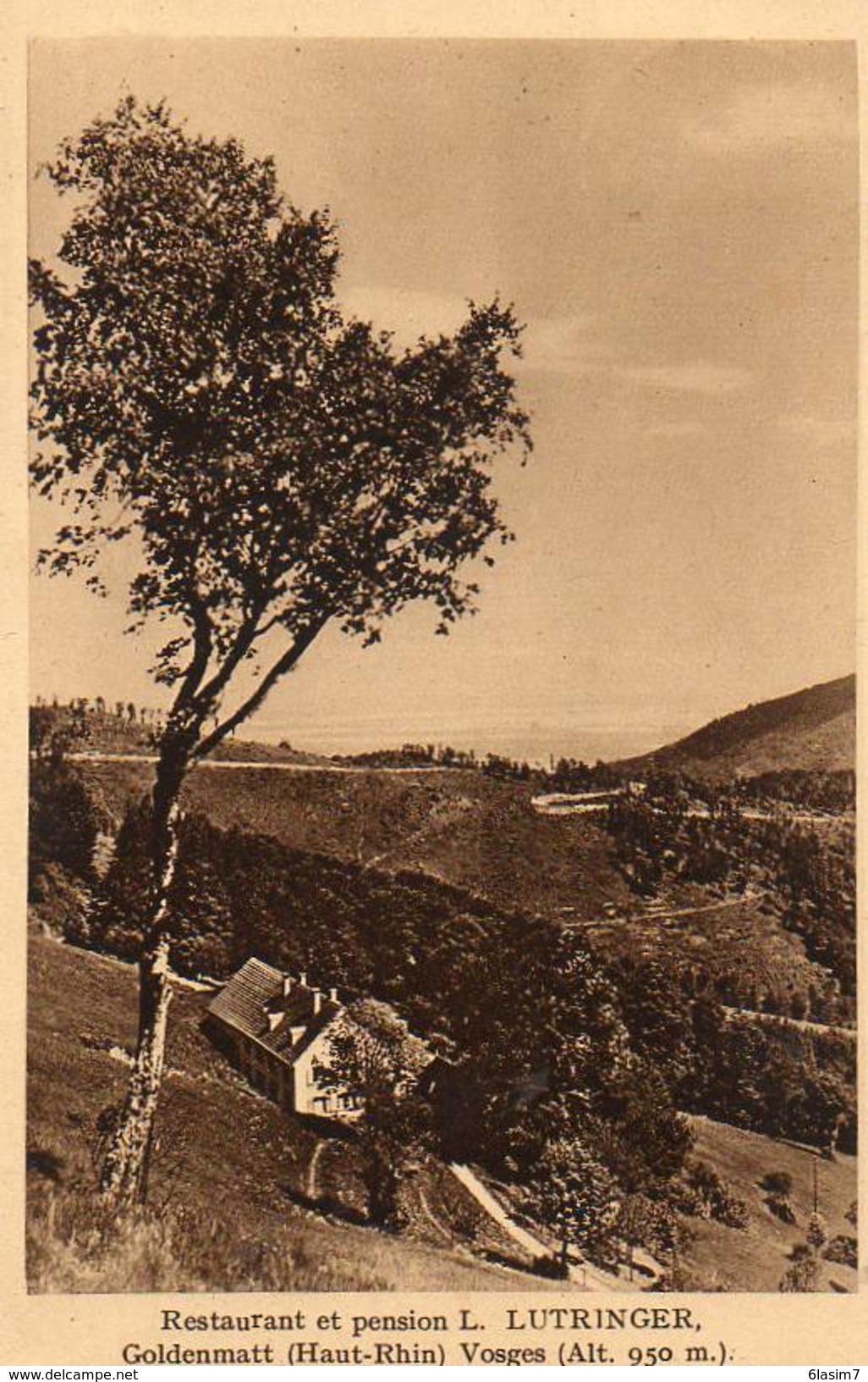 CPA - Environs De WILLER-sur-THUR - GOLDENMATT (68) - Aspect De La Ferme-Auberge L.Lutringer En 1931 - Sonstige & Ohne Zuordnung