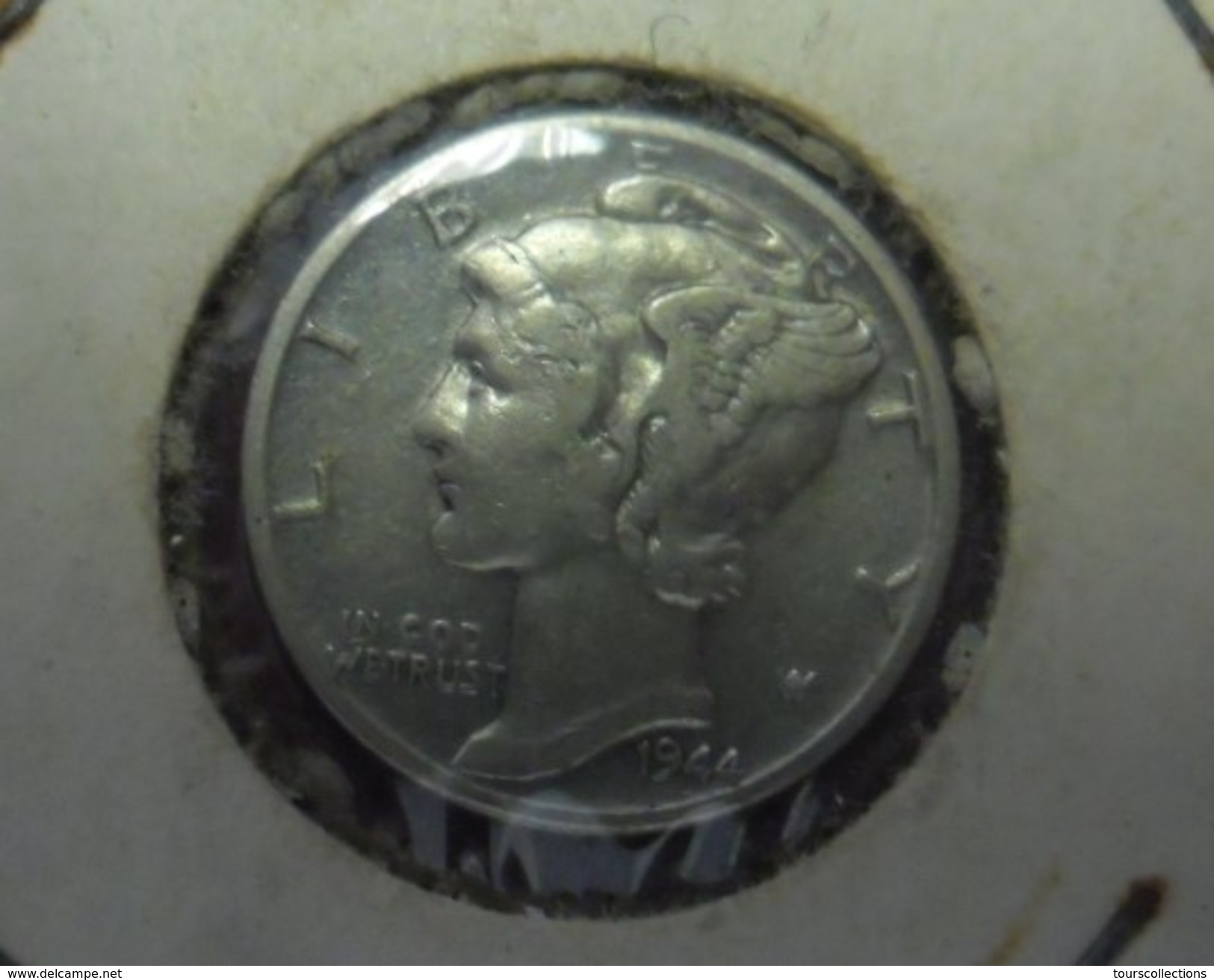 USA - Etats Unis D´ Amérique @ TEN CENTS MERCURY Mercure De 1944 @ Silver Argent 2,5 G. à 90% - 1916-1945: Mercury (kwik)
