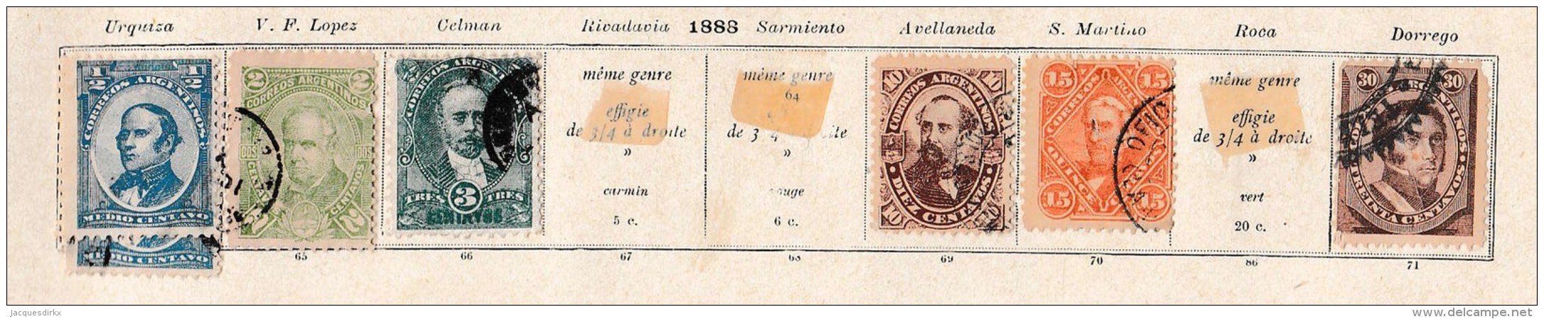 Argentina      .            Pagina Met Zegels       .          /           .    Page With Stamps - Andere & Zonder Classificatie