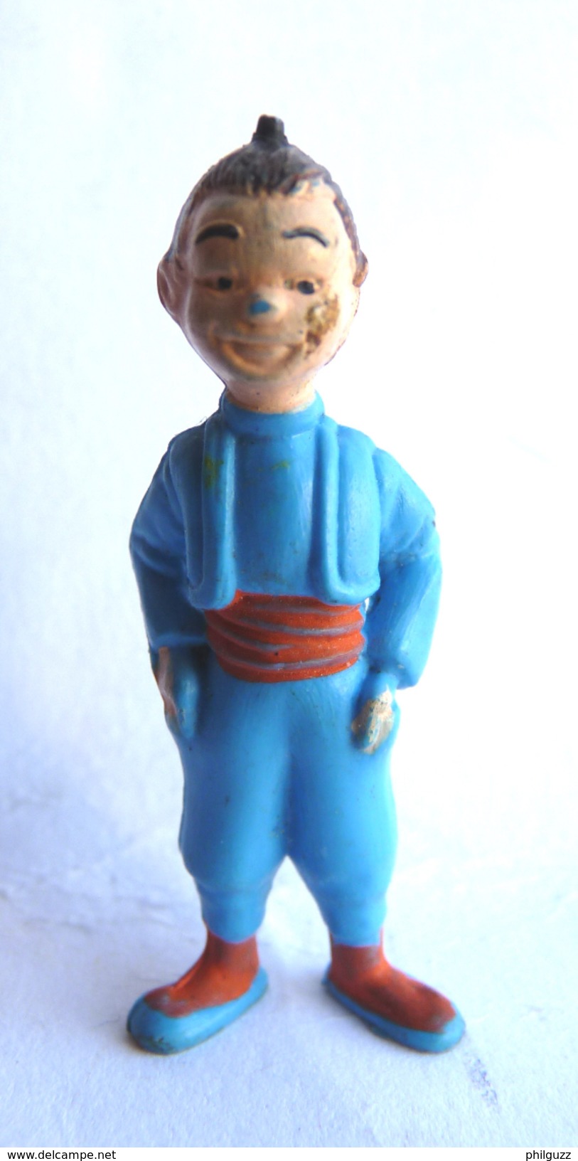 FIGURINE PUBLICITAIRE ESSO France Peinte -Tintin - NIKO (3) 1973 - Tintin