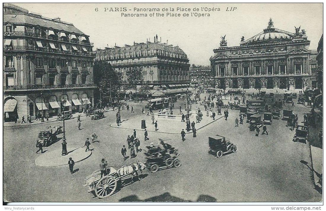 AK 0652  Paris - Panorama De La Place De L`Opéra Um 1910-20 - Plätze