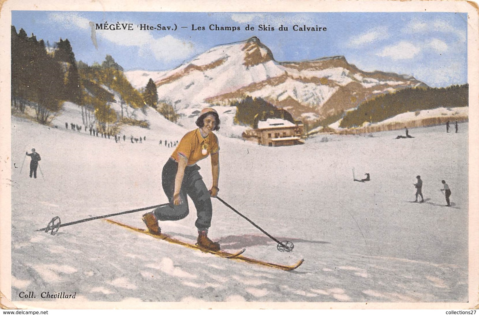 74-MEGEVE- LES CHAMPS DE SKIS DU CALVAIRE - Megève