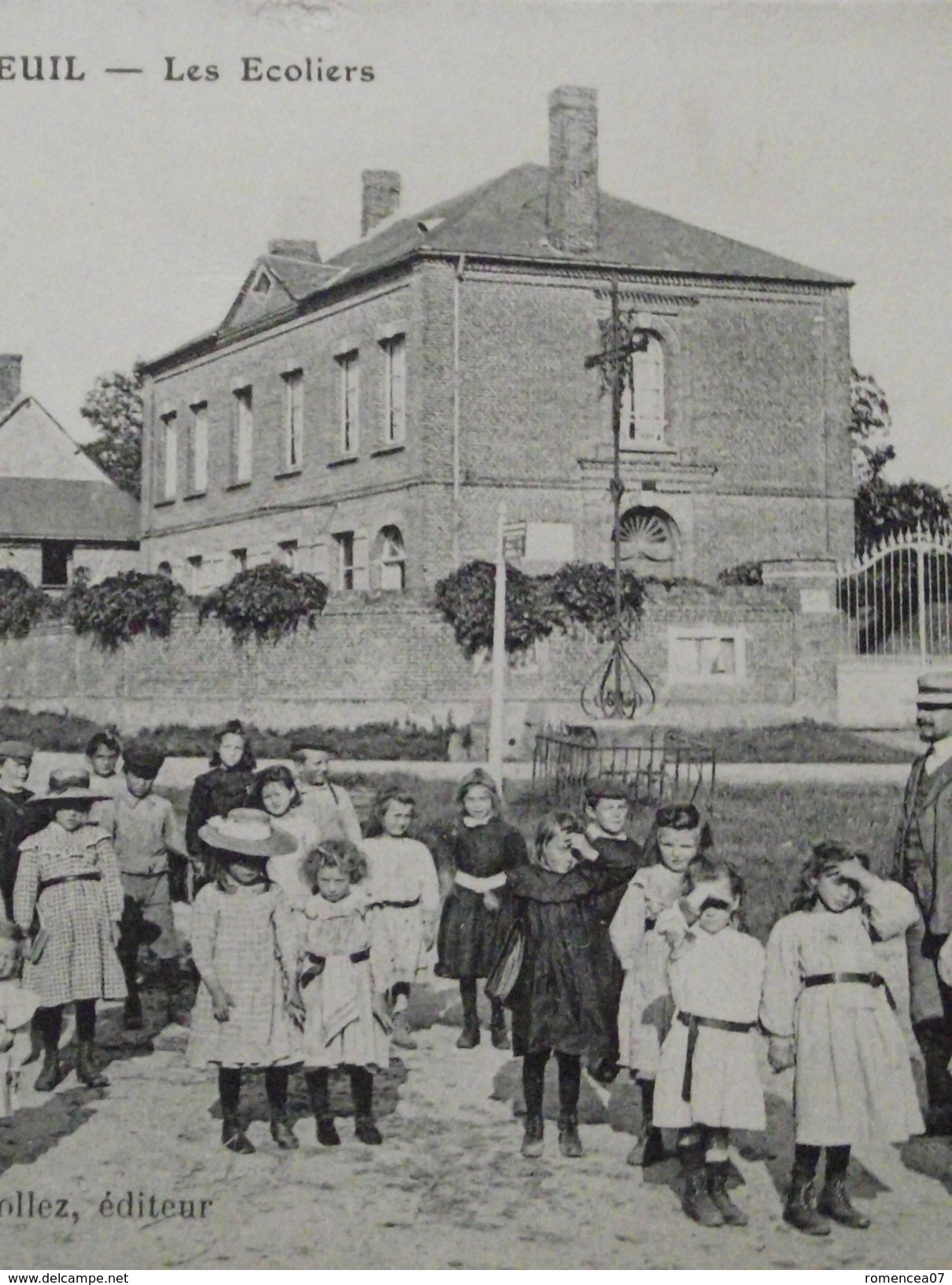 LA NEUVILLE-sur-OUDEUIL (Ondeuil, Oise) - Les ECOLIERS - Ecole - Animée - Voyagée Le 13 Août 1912 - Cliché TOP ! - Otros & Sin Clasificación