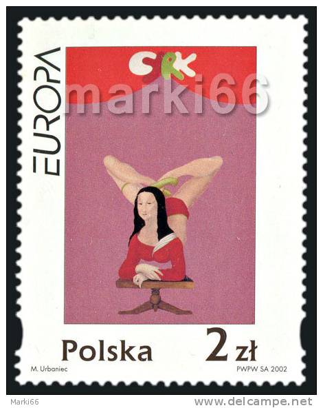 Poland - 2002 - Europa CEPT - Circus - Mint Stamp - Neufs