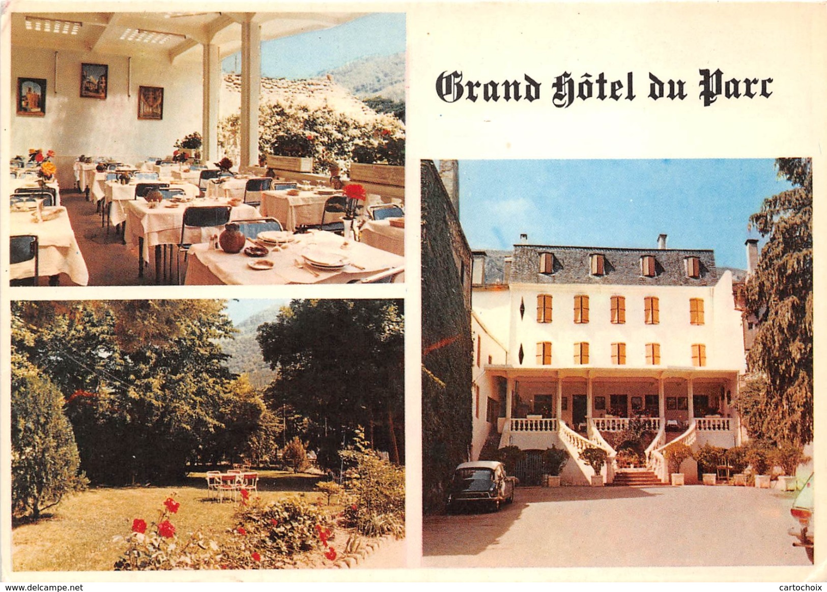 48 - Florac - Grand Hôtel Du Parc - 3 Beaux Plans - Florac