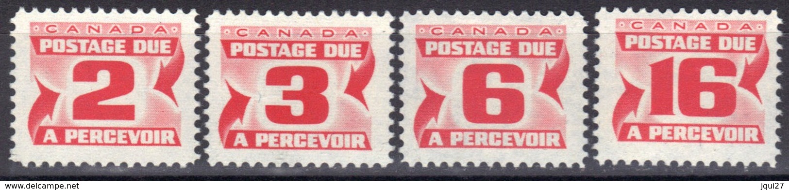 Canada Postage Due N° 34 - 36 ** - Port Dû (Taxe)