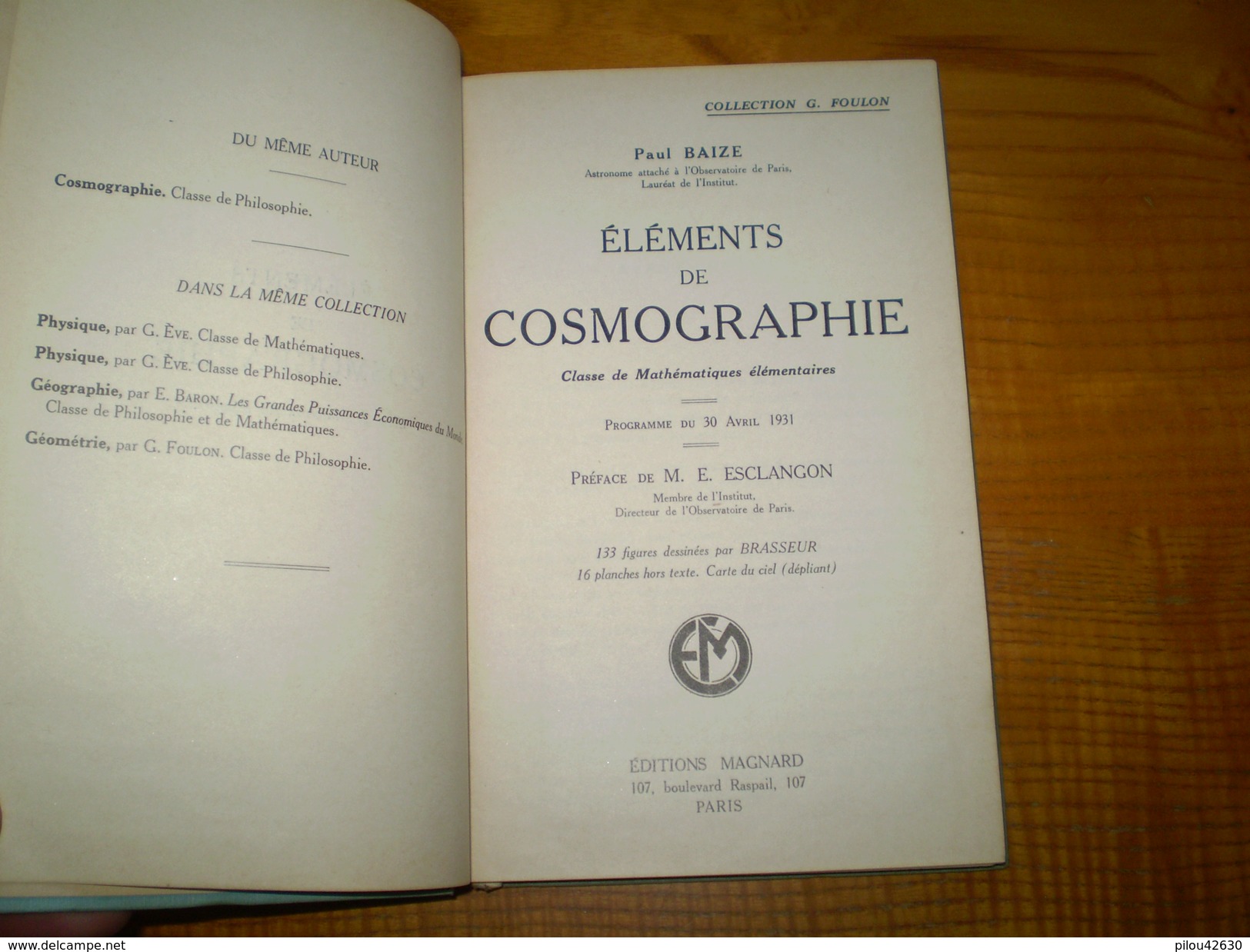 Eléments De Cosmographie De Paul Braize,sphère Celeste,la Lune,le Soleil,le Système Solaire,l'univers Stellaire - Astronomie
