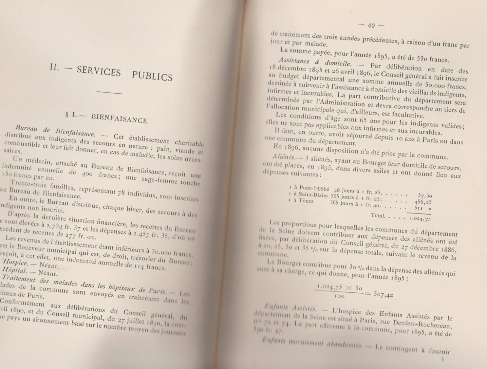 NOTICE 93 LE BOURGET De 1897 73 Pages Plan Histoire Santé Religion Ecole Urbanisme Démographie PORT GRATUIT - Ile-de-France