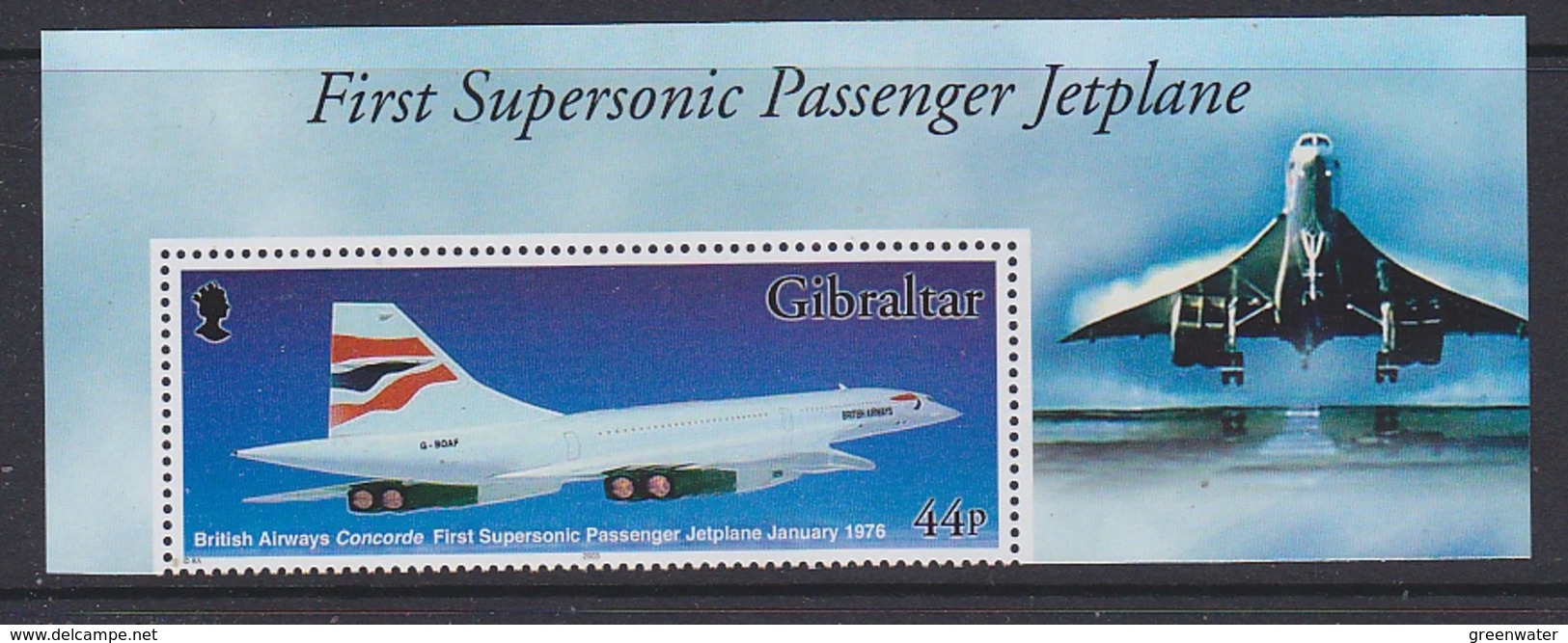 Gibraltar 2003 First Supersonic Passenger Jetplane 1v ** Mnh (ML164C) - Gibilterra