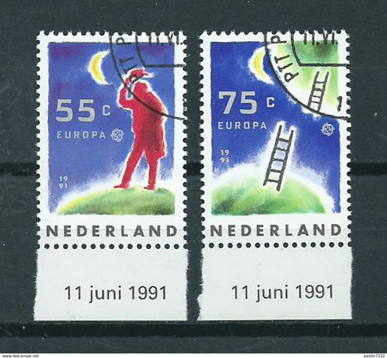 1991 Netherlands Complete Set Europe,cept Used/gebruikt/oblitere - Usati