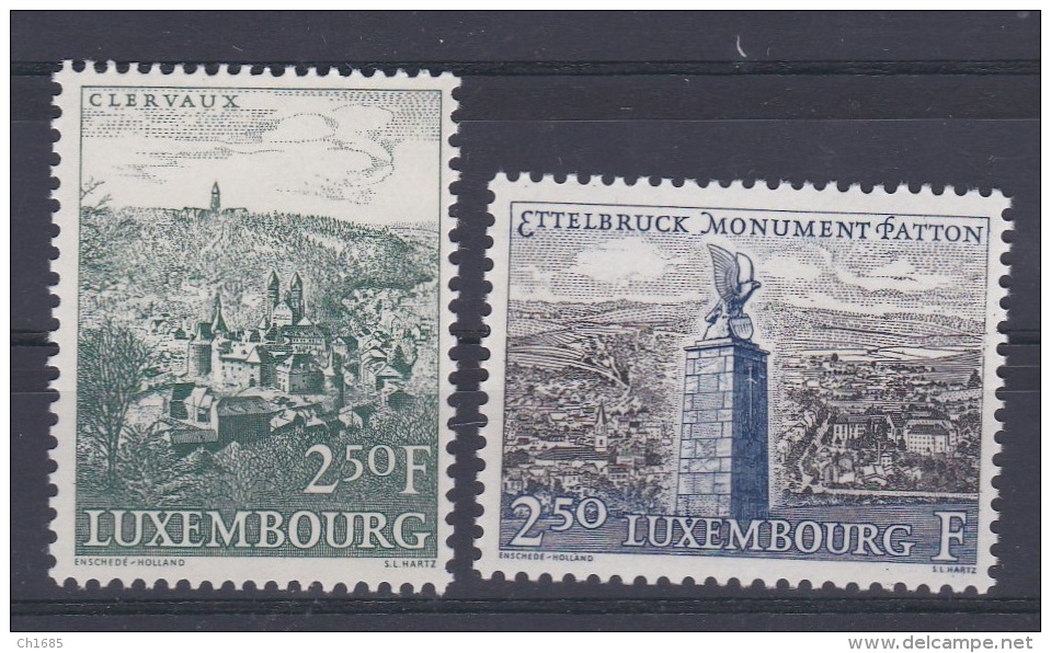 LUXEMBOURG  :  Y Et T  599  600   Neuf XX    Cote 1,50 Euros - Neufs